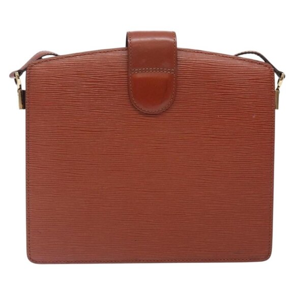 LOUIS VUITTON Epi Capuchin Shoulder Bag Brown M52343 LV Auth 132874 - Picture 3 of 16